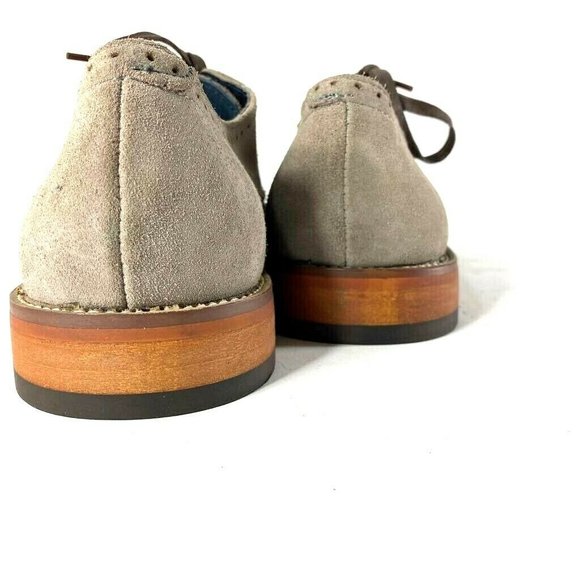 Joseph Abboud Mens Brogues Shoes Gray Lace Up Low - Picture 3 of 10